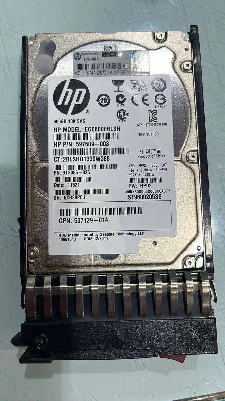 هارد سرور HP 600GB 10K server Sas|قطعات و لوازم جانبی رایانه|تهران, تهراننو|دیوار