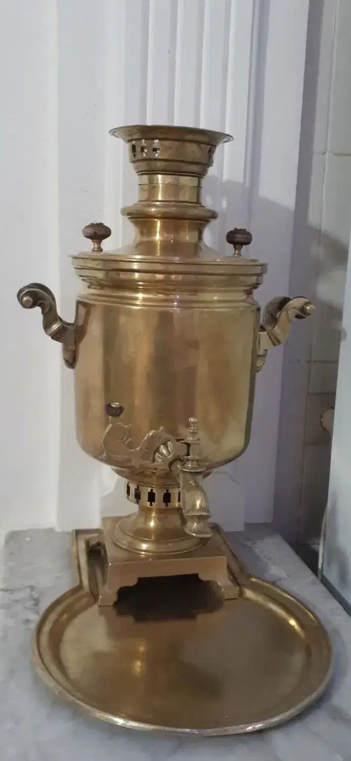 سماور روسی|کلکسیون اشیاء عتیقه|عباس‌آباد, |دیوار