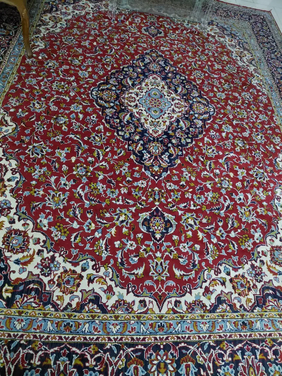 فرش ۱۲ متری ماشینی کاشان|فرش|آستانه اشرفیه, |دیوار