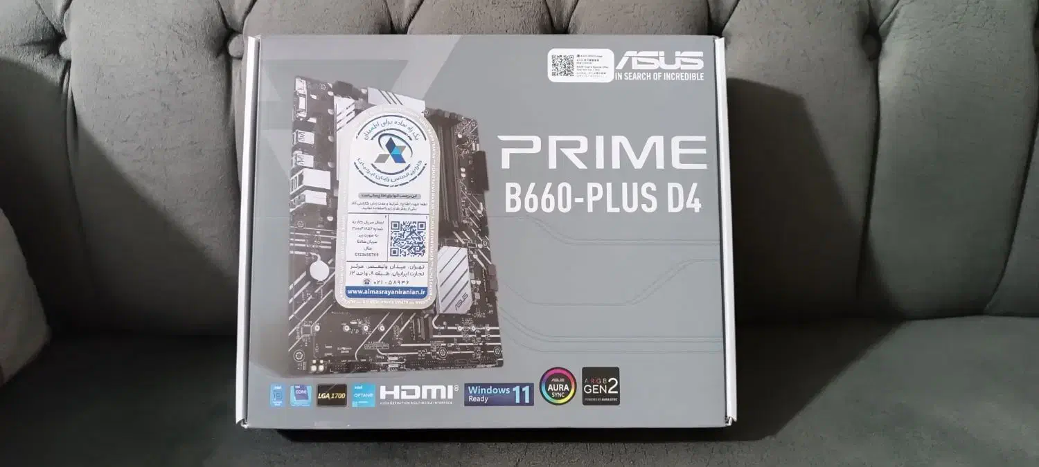 مادربرد ایسوس ASUS PRIME B660-PLUS D4|قطعات و لوازم جانبی رایانه|چهارباغ, |دیوار