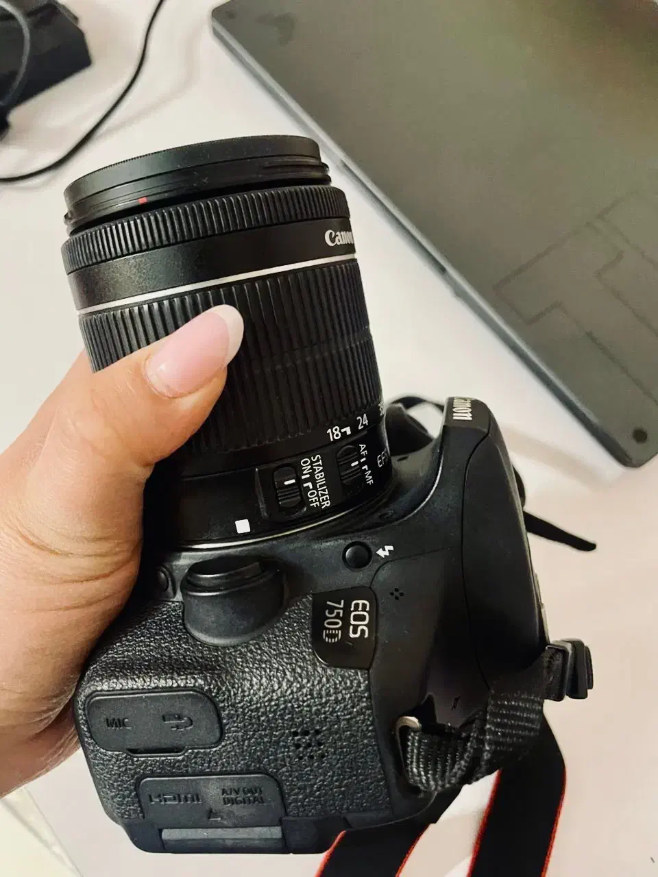 دوربین عکاسی کانن 750D همراه با لنز EF-S 18-55mm|دوربین عکاسی و فیلمبرداری|ورامین, ورامین|دیوار