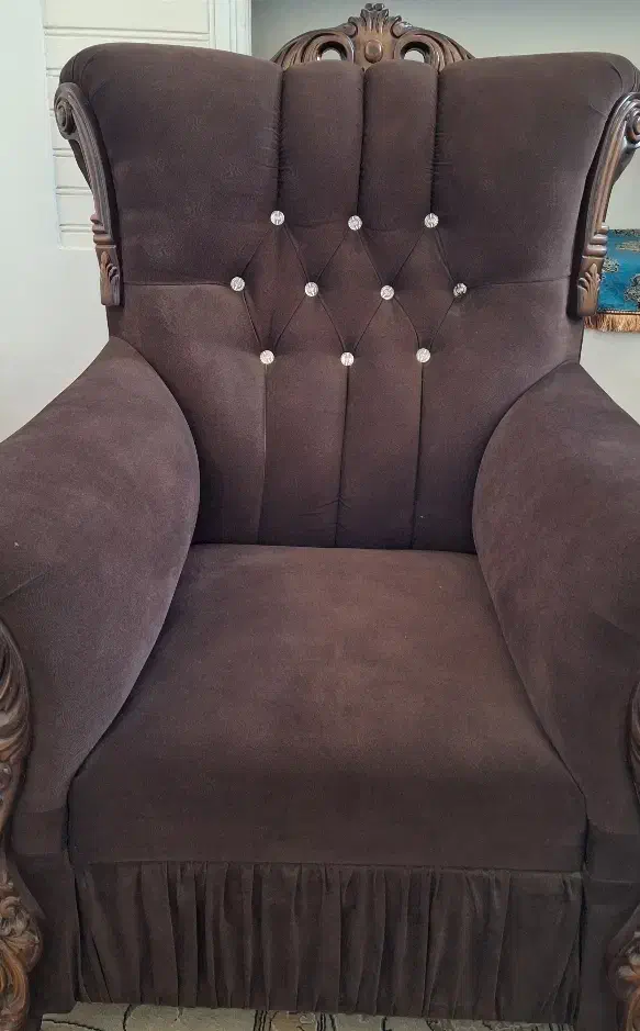 مبلمان ۷ نفره پذیرایی که استفاده روزانه نشده|مبلمان خانگی و میز عسلی|فسا, |دیوار