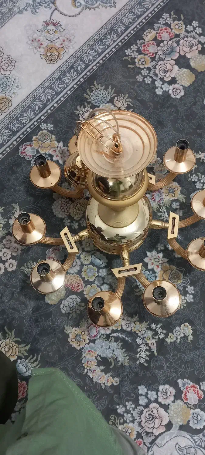 لوستر|لوستر و چراغ آویز|قم, ولیعصر|دیوار