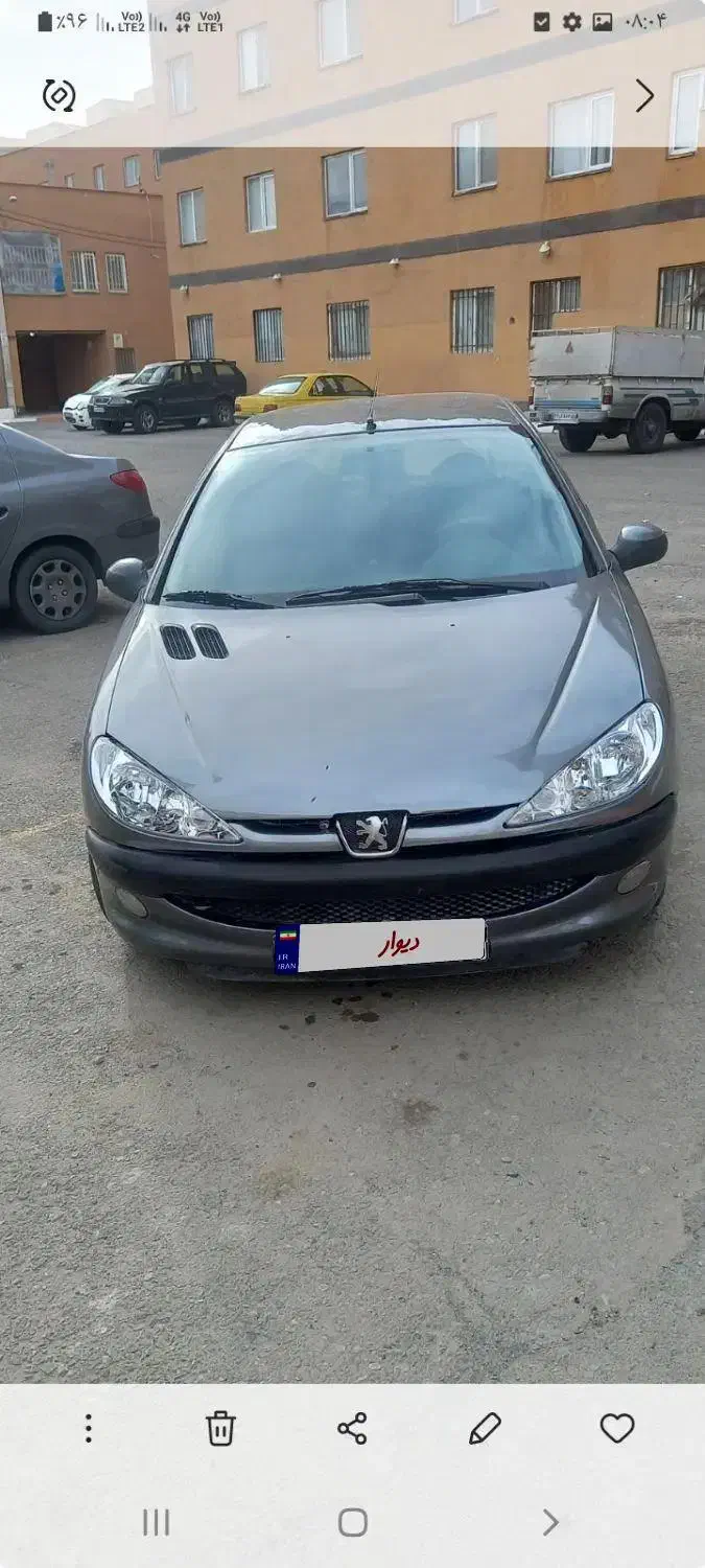 ۲۰۶ تیپ ۳ سالم|خودرو سواری و وانت|چهارباغ, |دیوار