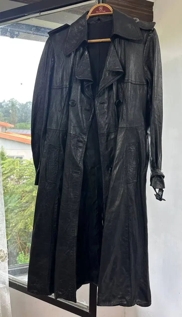 کت چرم طبیعی بلند|لباس|تنکابن, |دیوار