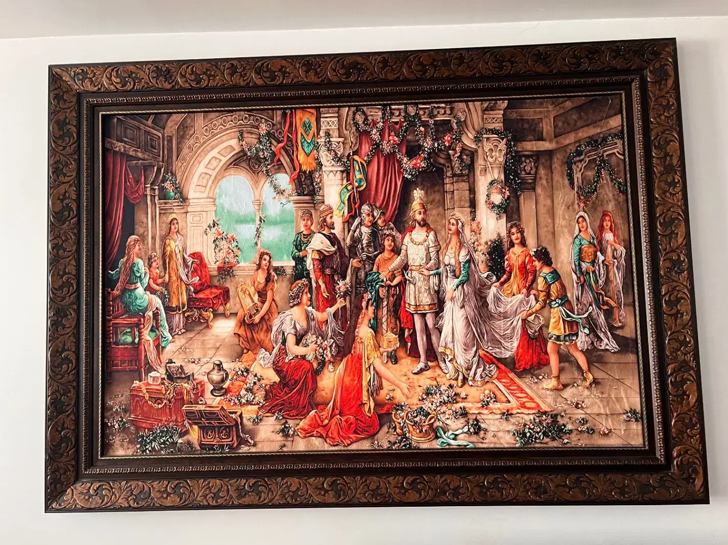 تابلو|تابلو فرش|قم, قلعه کامکار|دیوار