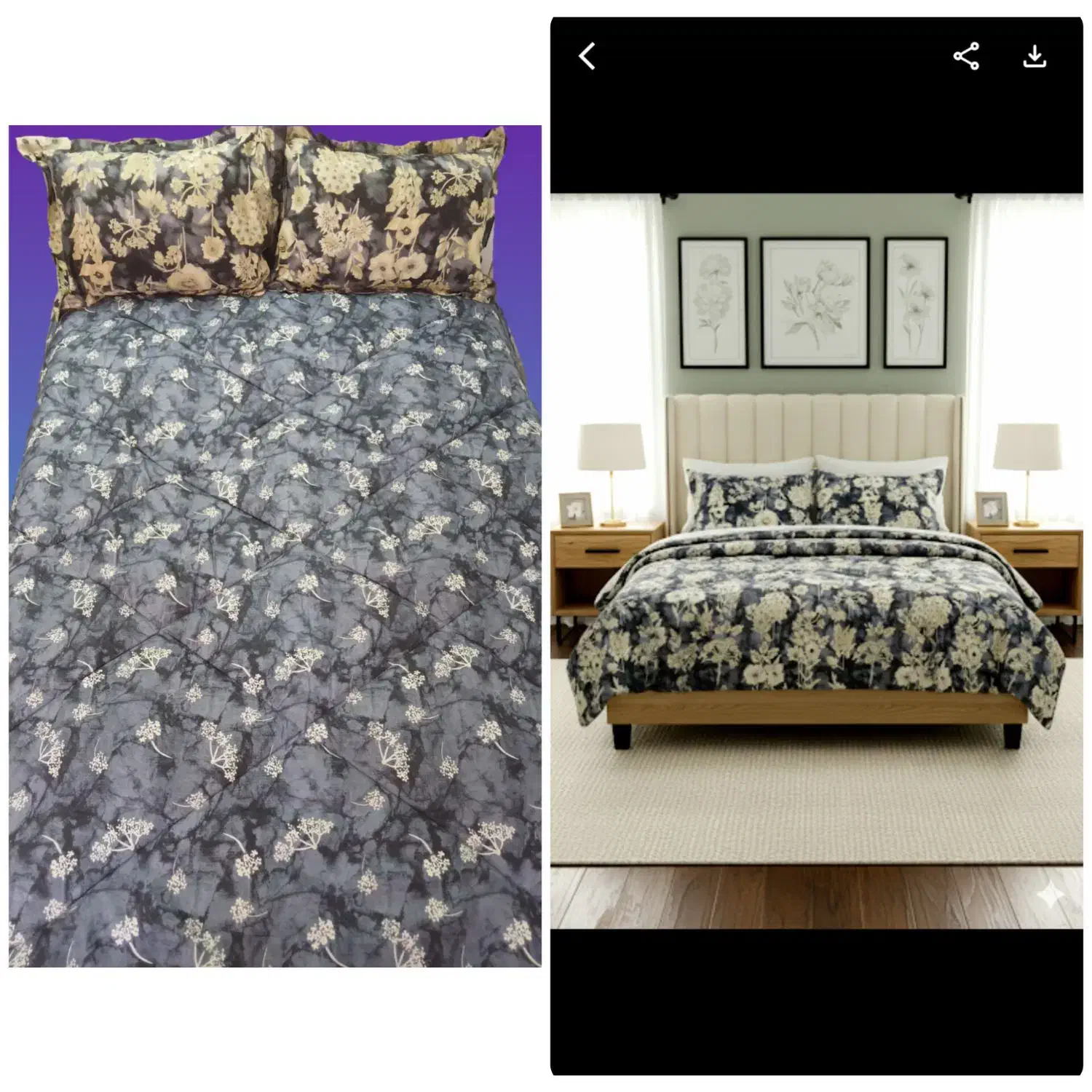 ست ۶ تکه روتختی|رختخواب، بالش، پتو|بیرجند, |دیوار