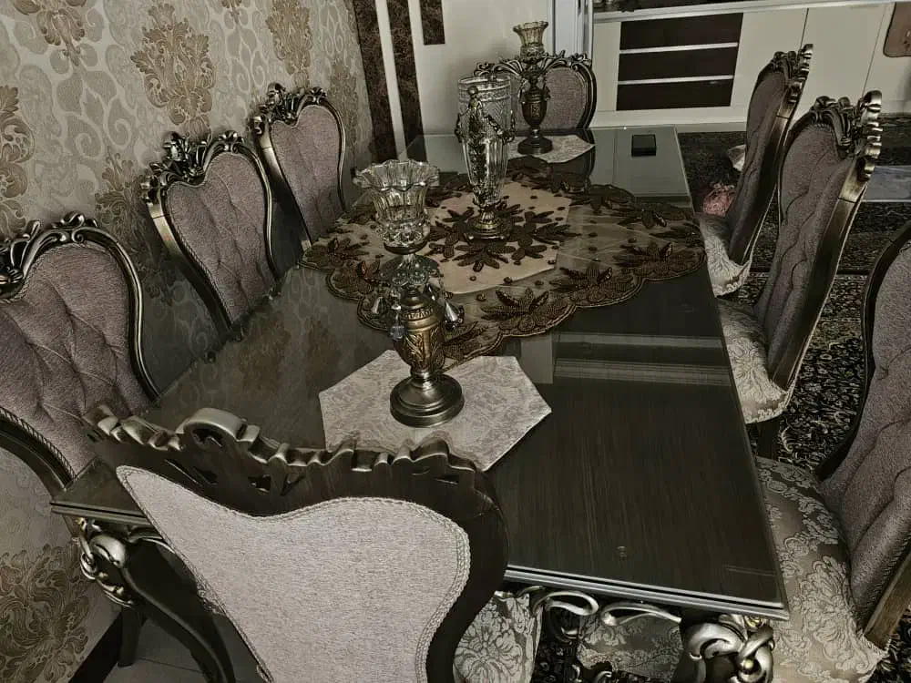 میز غذا خوری ۸ نفره|میز و صندلی غذاخوری|باقرشهر, |دیوار