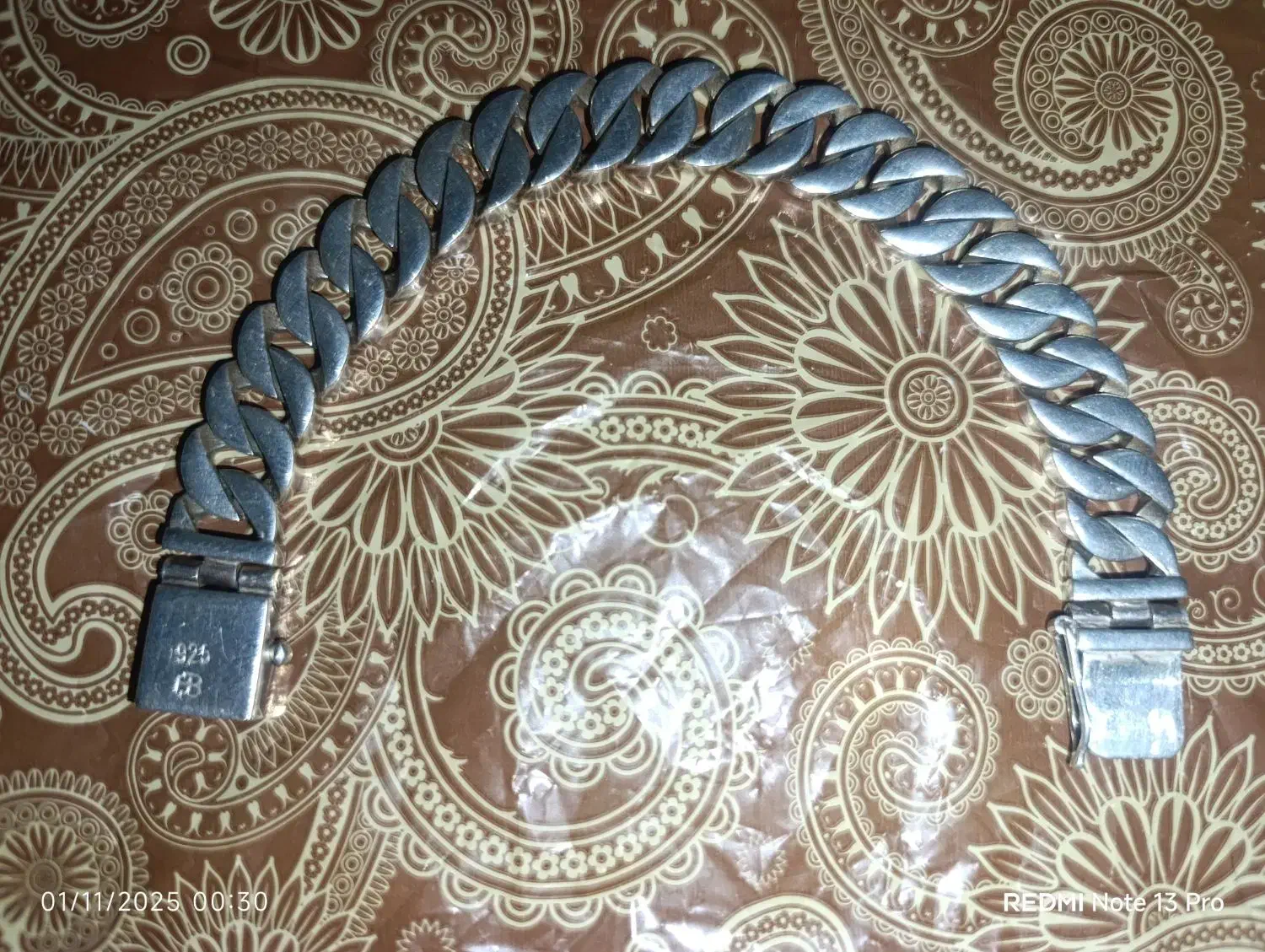 دستبند نقره مردانه|جواهرات|تبریز, |دیوار