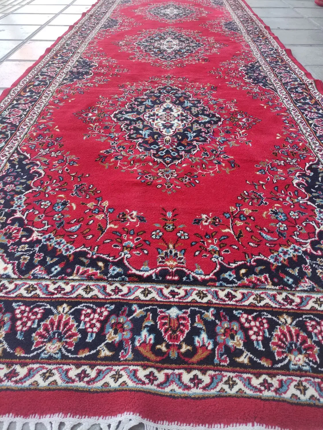 کناره|فرش|قم, زند آباد|دیوار