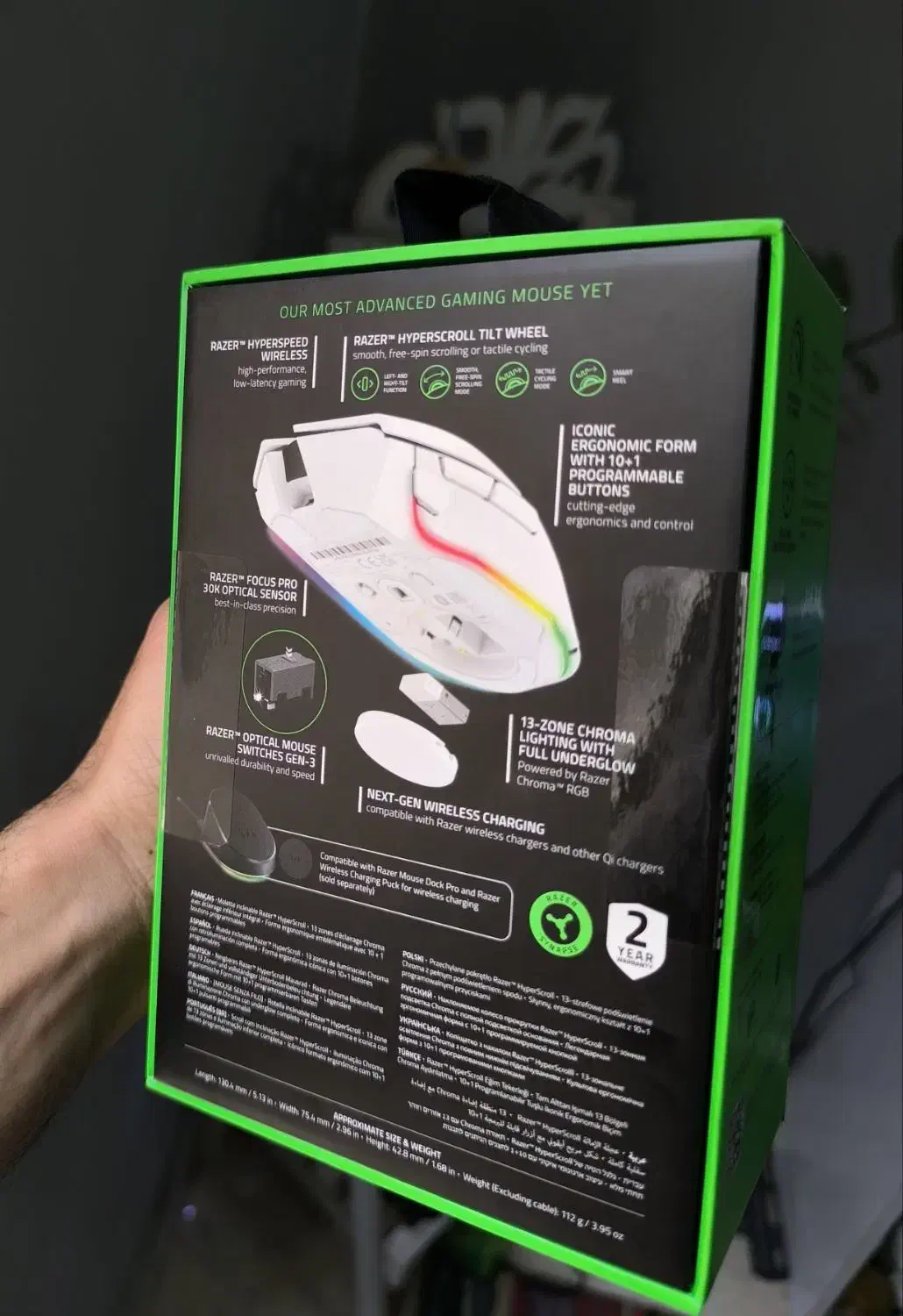 موس razer basilisk v3 pro|قطعات و لوازم جانبی رایانه|تهران, زعفرانیه|دیوار