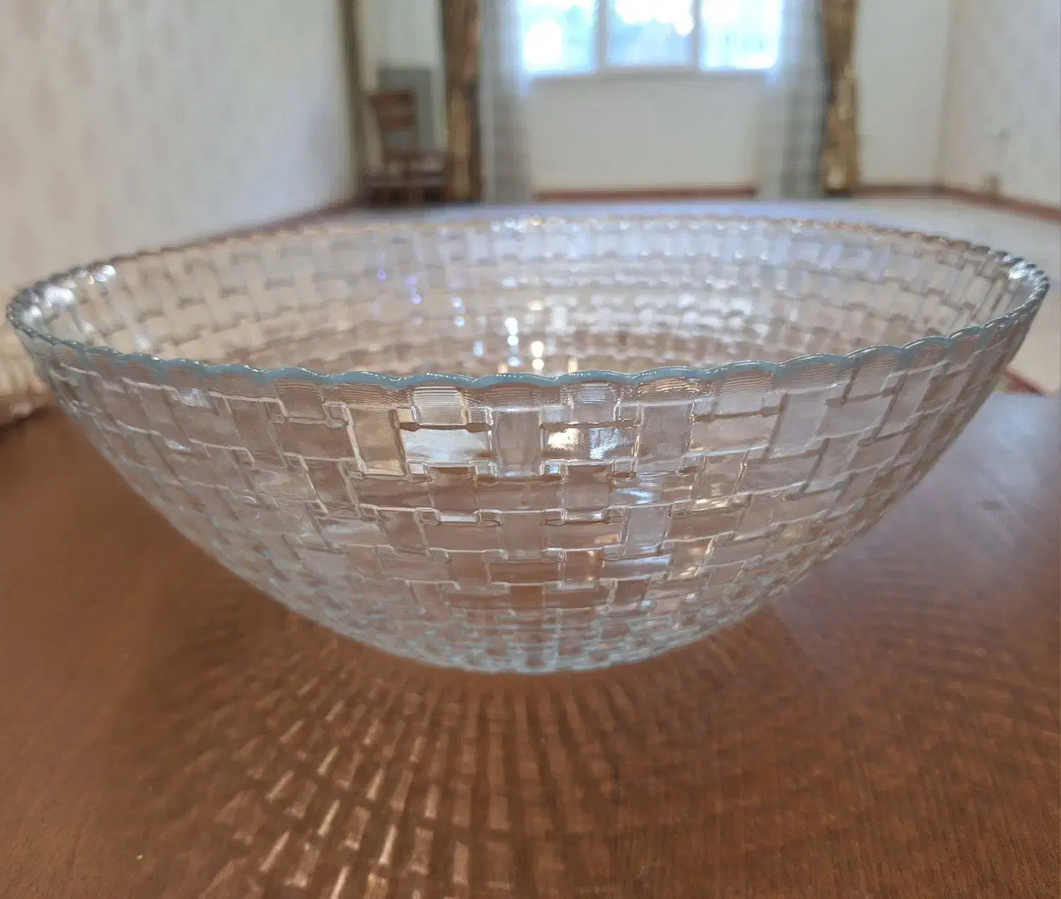 ۲ عدد کاسه بزرگ بلور پاشا باغچه|ظروف سرو و پذیرایی|اهواز, کوی سعدی|دیوار