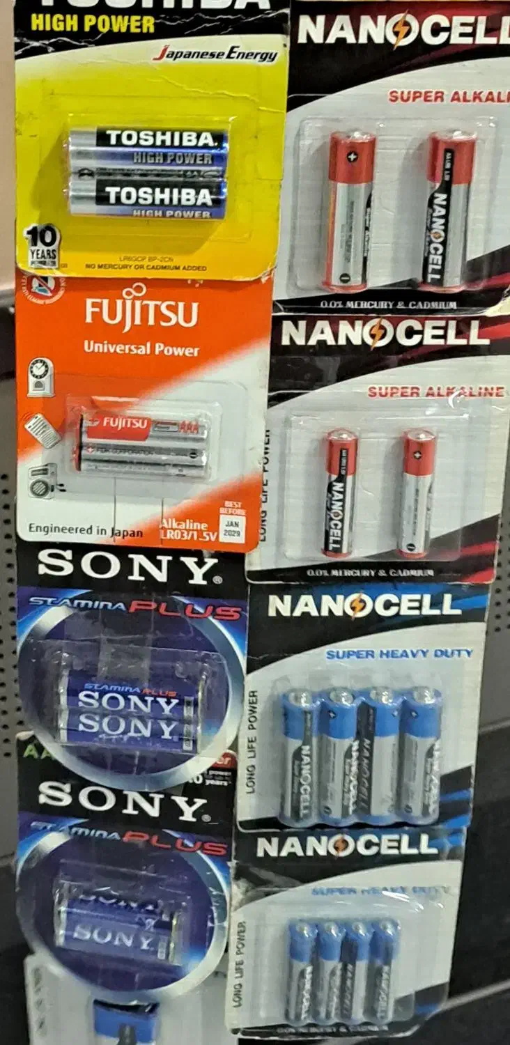 انواع باتری قلمی ،نیم قلمی عمده،اورجینال|دوربین عکاسی و فیلم‌برداری|تهران, پاسداران|دیوار