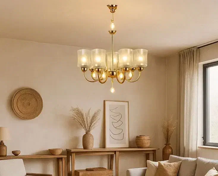 لوستر 7 شعله شاهان تک مدل 45.21.B/لوسترمدرن|لوستر و چراغ آویز|تهران, تولید دارو|دیوار