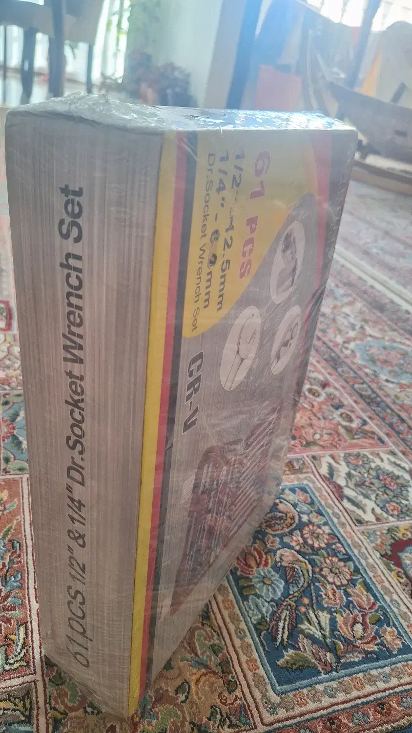 جعبه ابزار ۶۱ پارچه آچار و سری بکس نو و پلمپ|ابزارآلات|شاهین‌شهر, عطار|دیوار