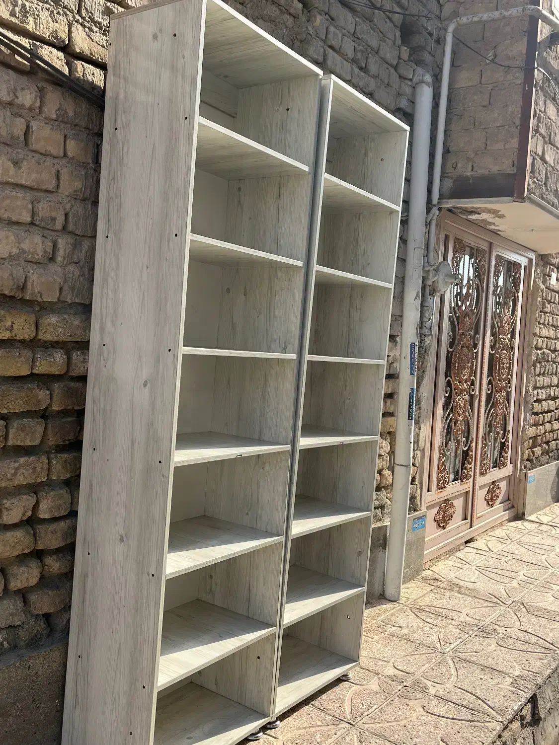 قفسه چوبی نئوپان|کتابخانه، شلف، قفسههای دیواری|تهران, خزانه|دیوار