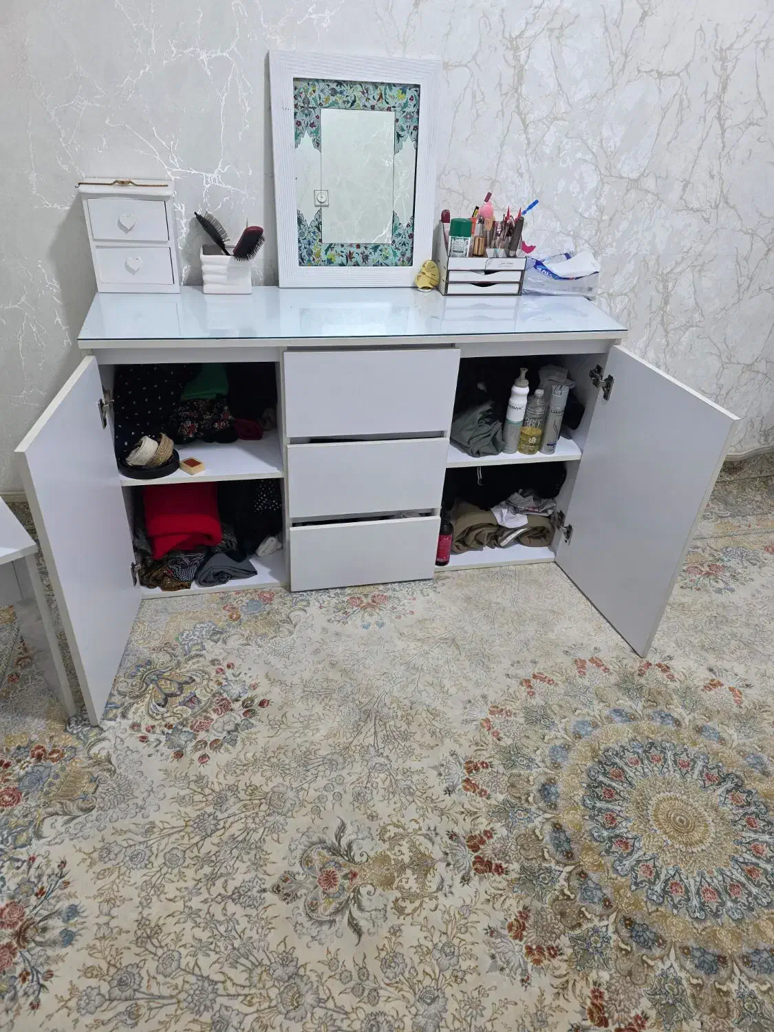 دراور کنسول همراه صندلی|جاکفشی، کمد، دراور|فردیس, فردیس|دیوار