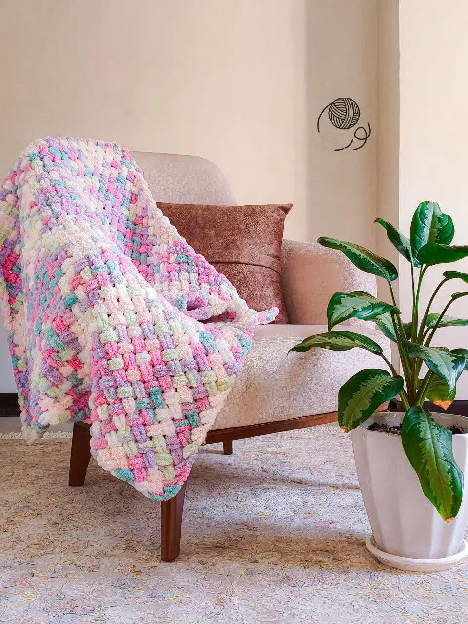 پتو های ترک دستبافت|رختخواب، بالش، پتو|قم, بنیاد|دیوار