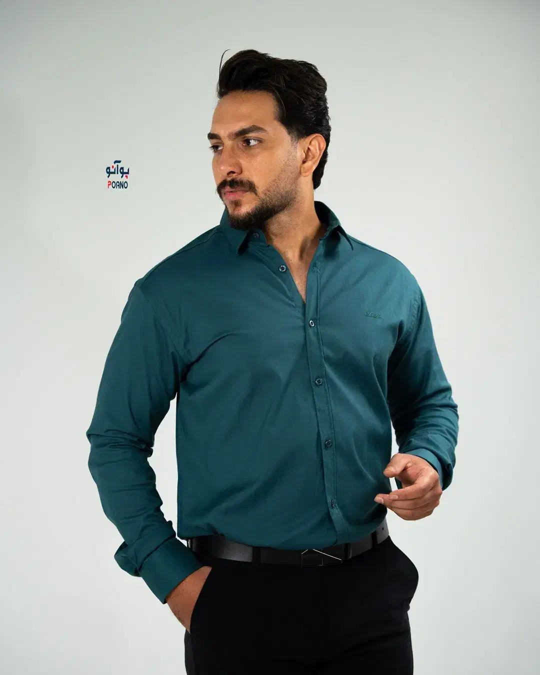 پیراهن مردانه استین بلند پارچه شانلی در 10 رنگ|لباس|اصفهان, شاهزید|دیوار