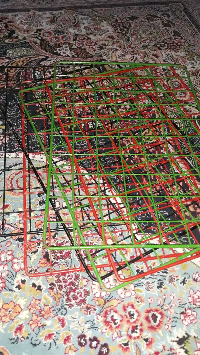 قفسه مشبک|کتابخانه، شلف، قفسه‌های دیواری|نسیم‌شهر, |دیوار