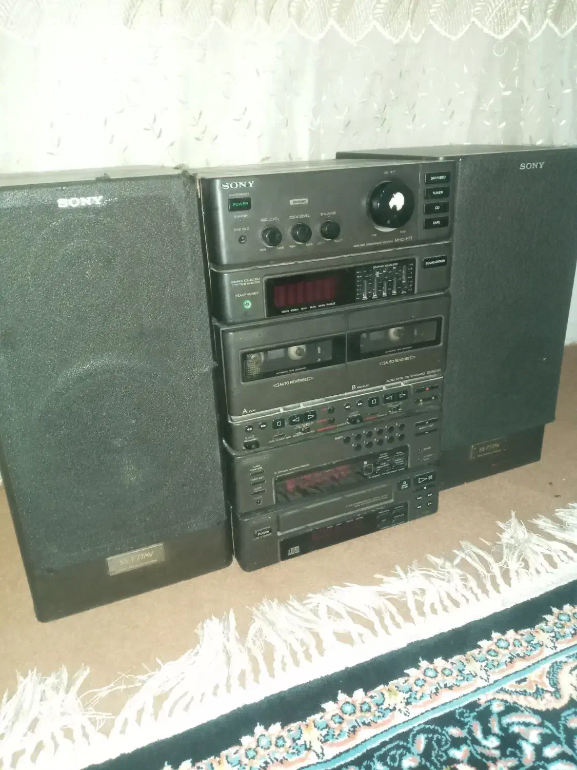 مینی آمپلیفایر صوتی تصویری سونی (۶تیکه اصل)|سیستم صوتی خانگی|پرند, فاز ۵|دیوار