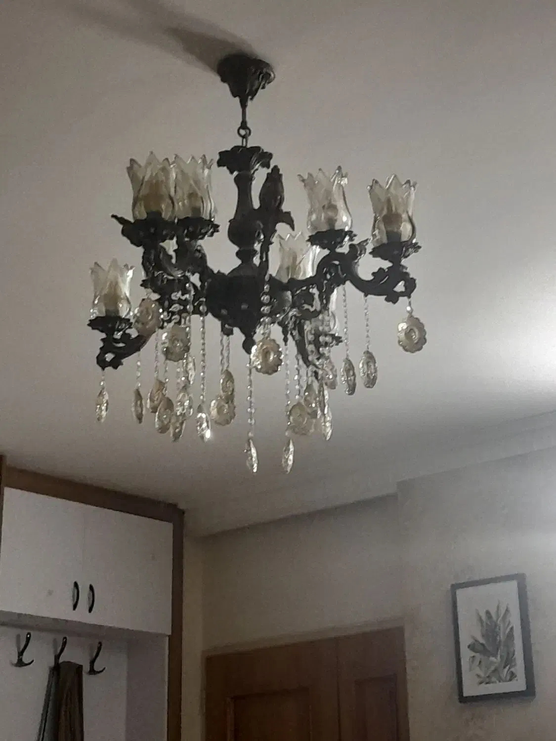 لوستر  لاله فرشته|لوستر و چراغ آویز|اصفهان, جلالیه|دیوار