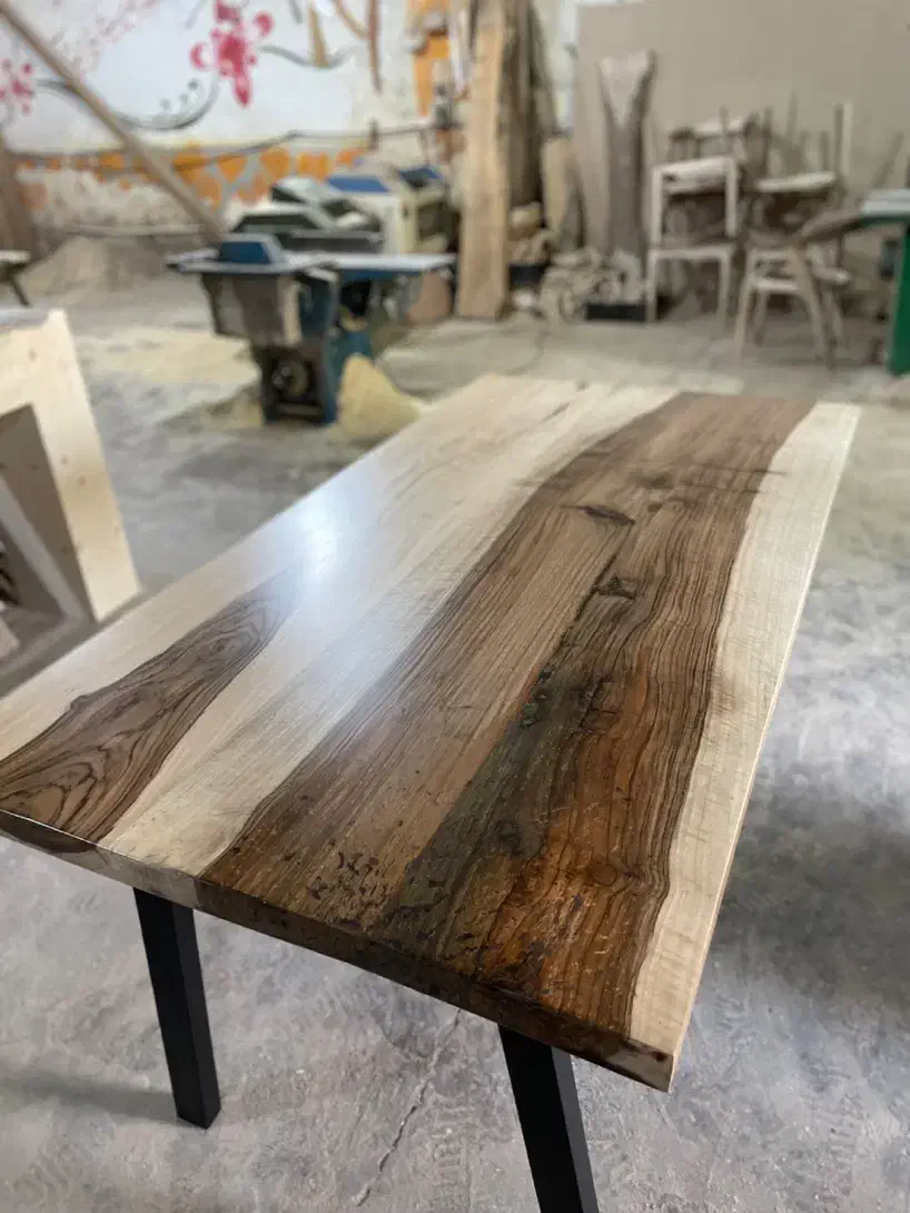 میز ناهارخوری شش نفره چوب گردو ابعاد 160*85|میز و صندلی غذاخوری|تهران, آبشار|دیوار