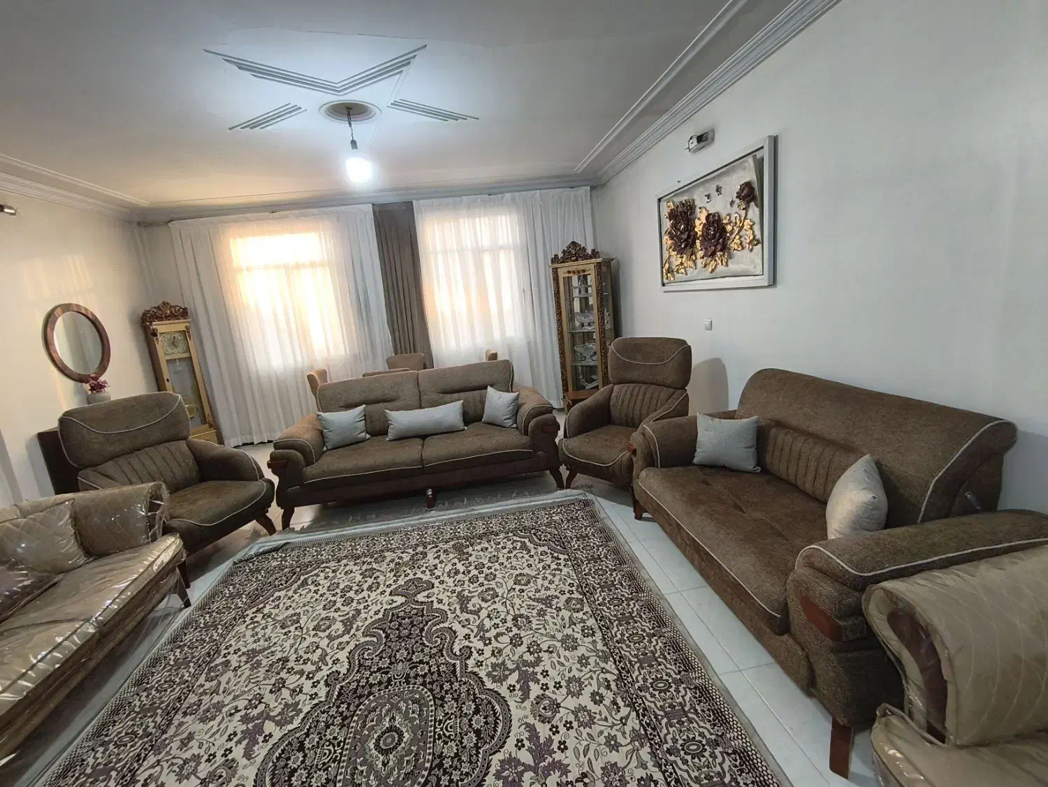 مبل هفت نفره|مبلمان خانگی و میز عسلی|قیامدشت - خاورشهر, |دیوار