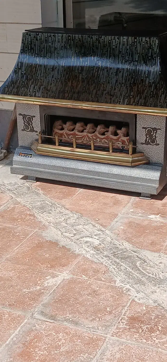 بخاری گازسوز شومینه ای|بخاری، هیتر، شومینه|بهبهان, |دیوار