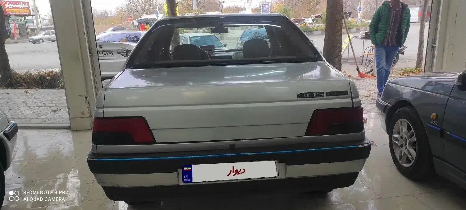 پژو 405 دوگانه کارخانه بدون رنگ مدل 93|خودرو سواری و وانت|نهاوند, |دیوار