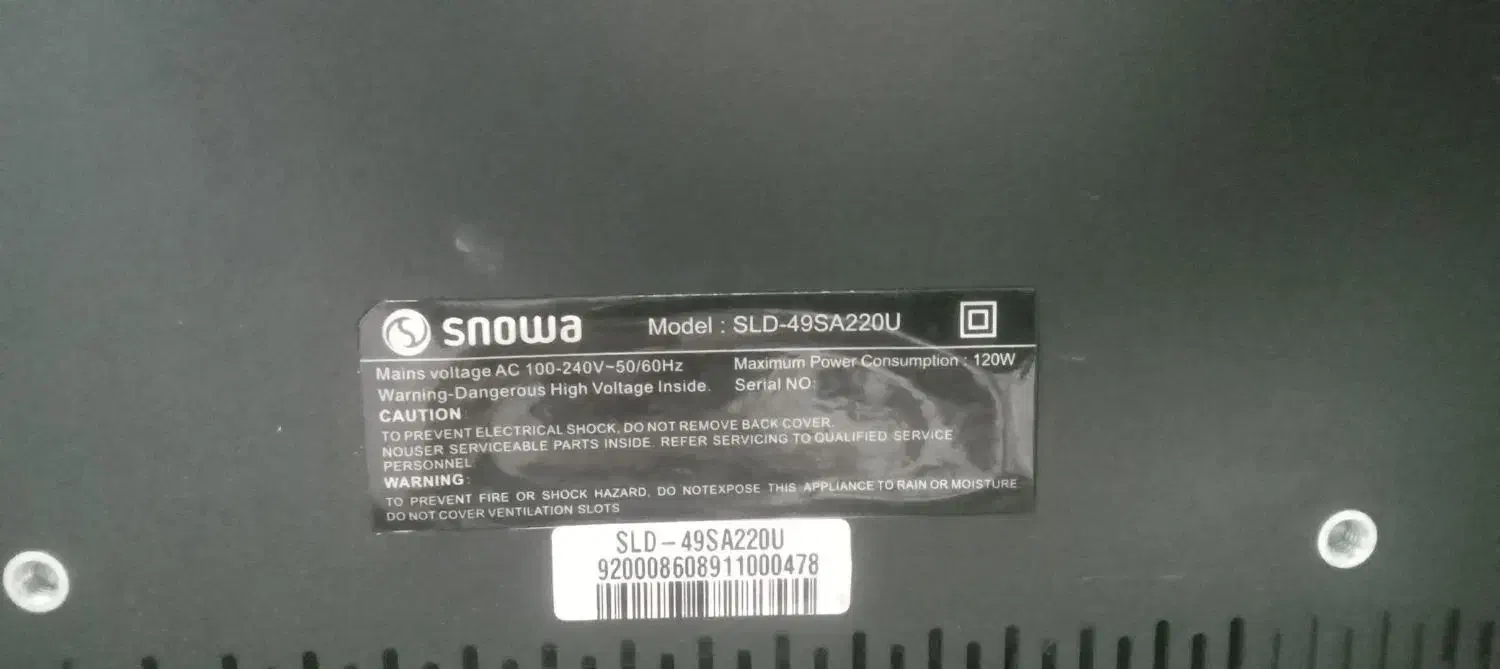 تلوزیون ۴۹ اینج اسنوا|تلویزیون و پروژکتور|مشکین‌دشت, |دیوار