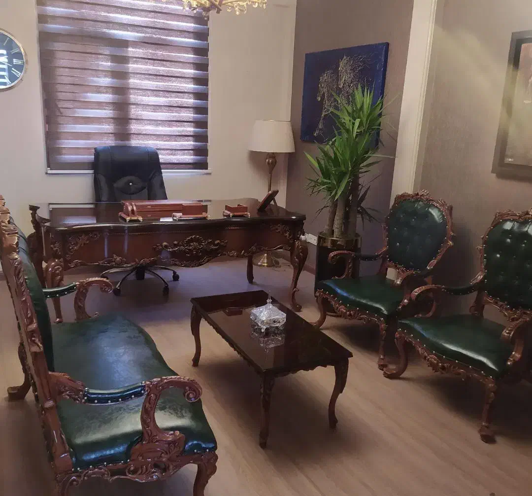 مبلمان اداری مدل تختی صندلی ثابت گردان|دفتر کار|قزوین, |دیوار