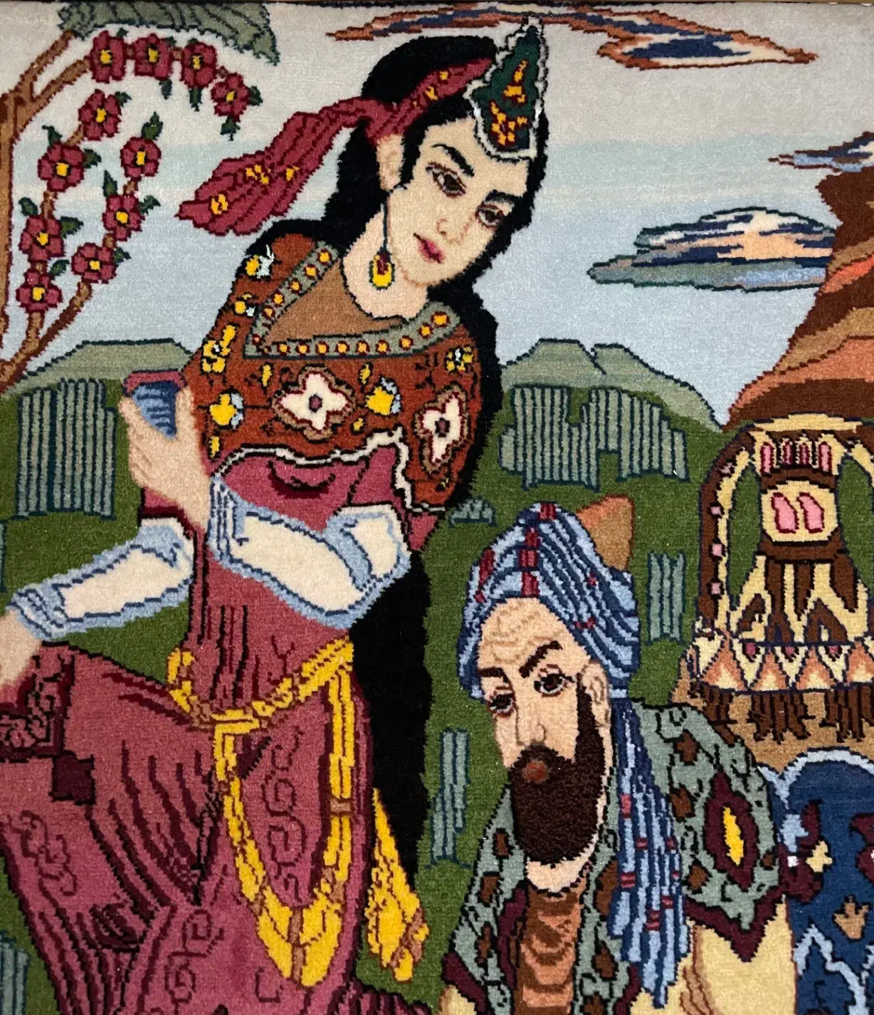 تابلو تبریز بزم خیام|تابلو فرش|تهران, کرمان|دیوار