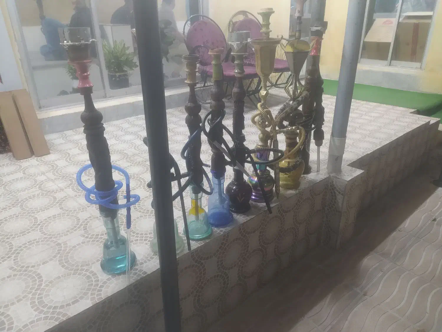 قلیان عربی چوب|کلکسیون و سرگرمی|نقده, |دیوار