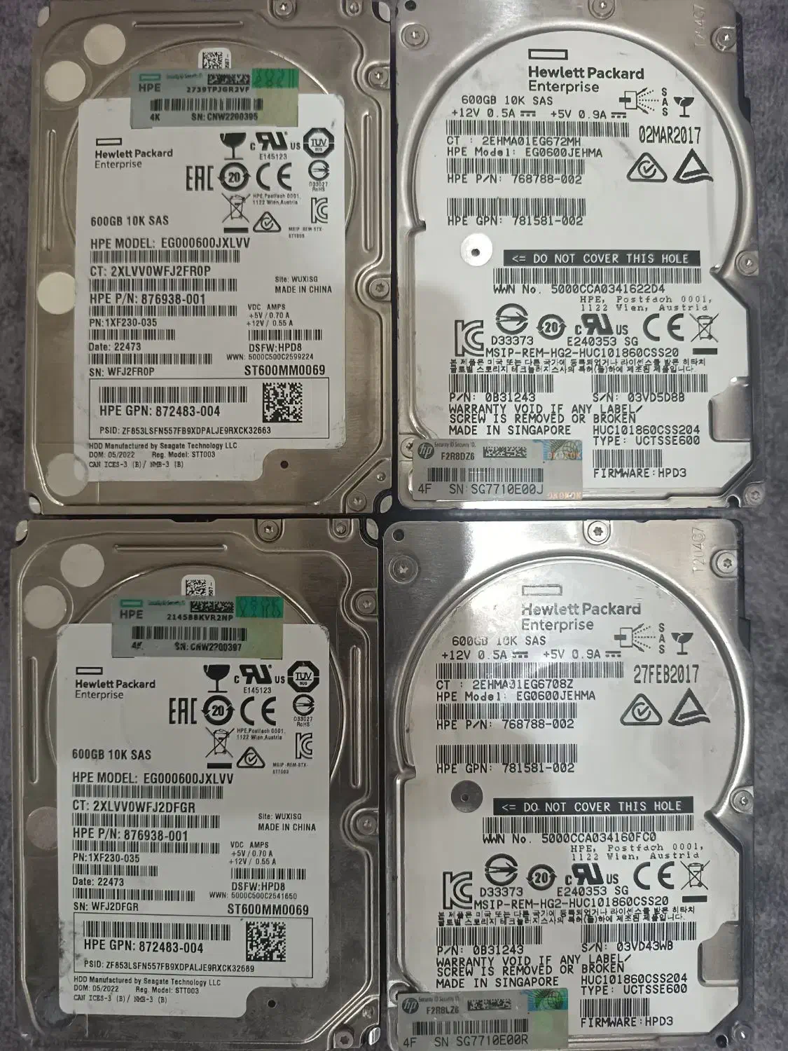 هفت عدد هارد سرور نصف قیمت|قطعات و لوازم جانبی رایانه|یزد, |دیوار