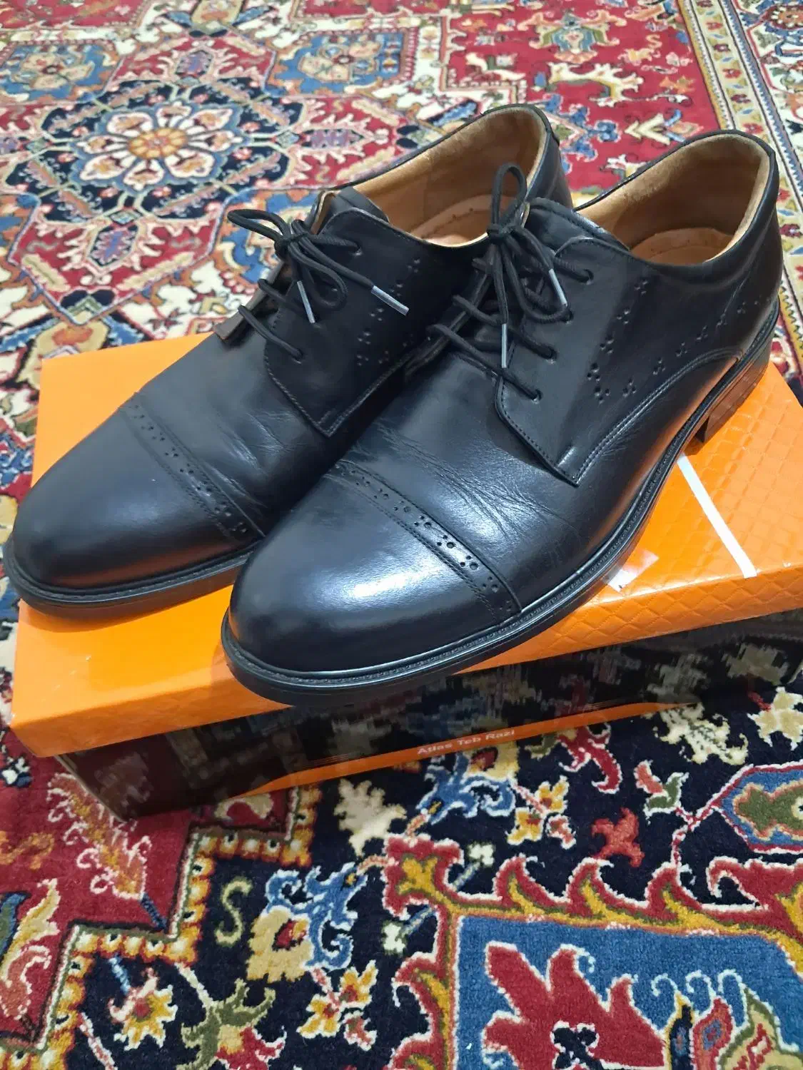 دوجفت کفش چرم گاوی تبریز سایز ۴۰|کیف، کفش، کمربند|فردیس, شهرک شهید حسینی|دیوار