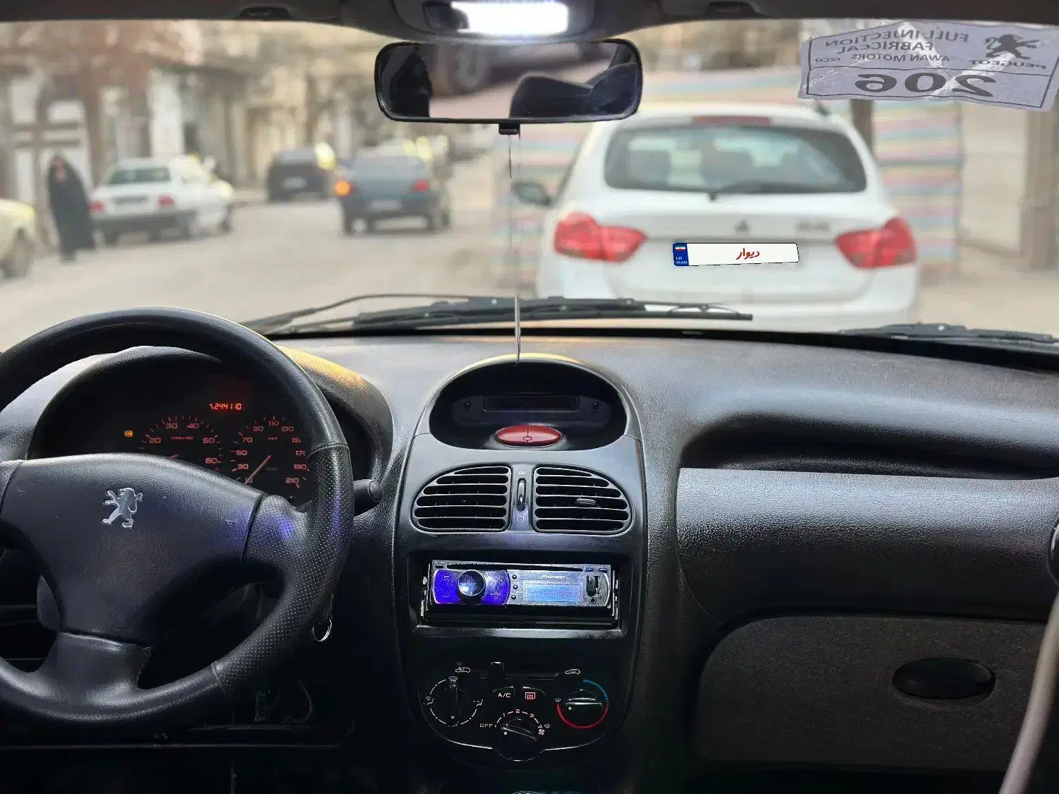 206مدل 89تیپ ۳|خودرو سواری و وانت|تهران, باغ خزانه|دیوار