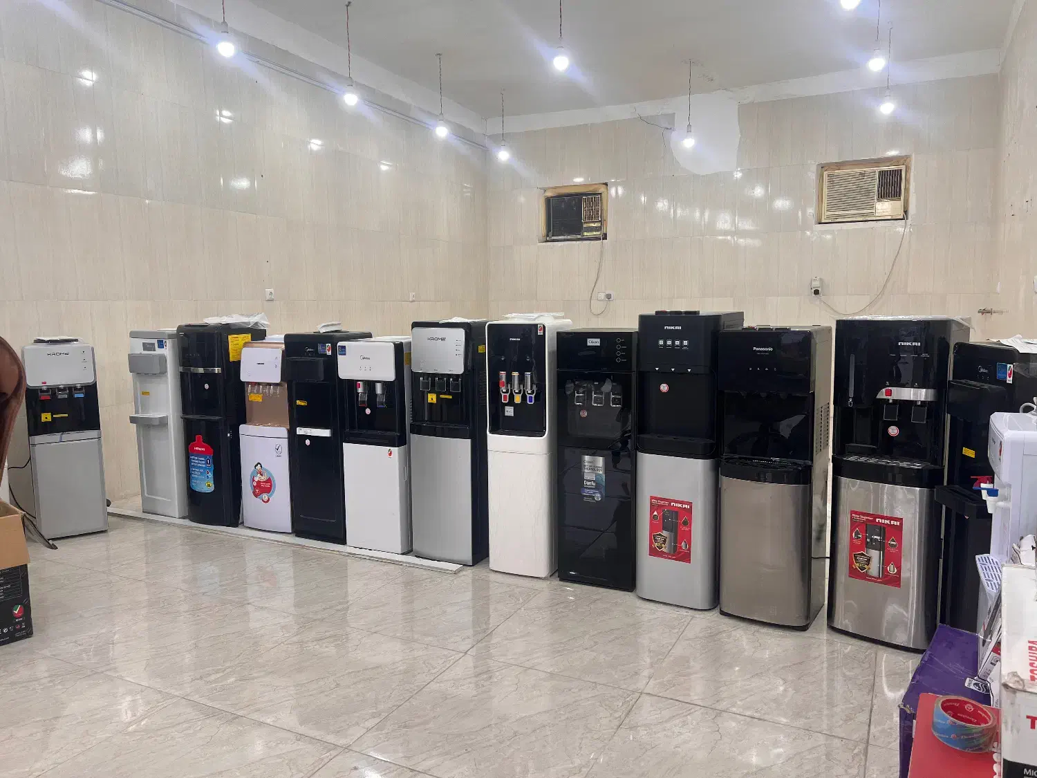 آبسردکن ابسردکن موجود مارک های مختلف(میدیا،پانوسون|آبسردکن و تصفیه آب|خمیر, |دیوار