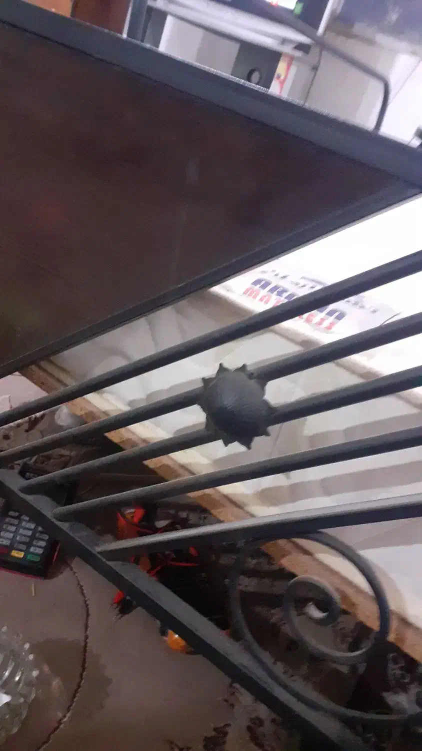 تخت یکنفره اهنی باتشک ۲۵۰۰دومیلیون وپانصد|تشک تختخواب|فاضل آباد, |دیوار