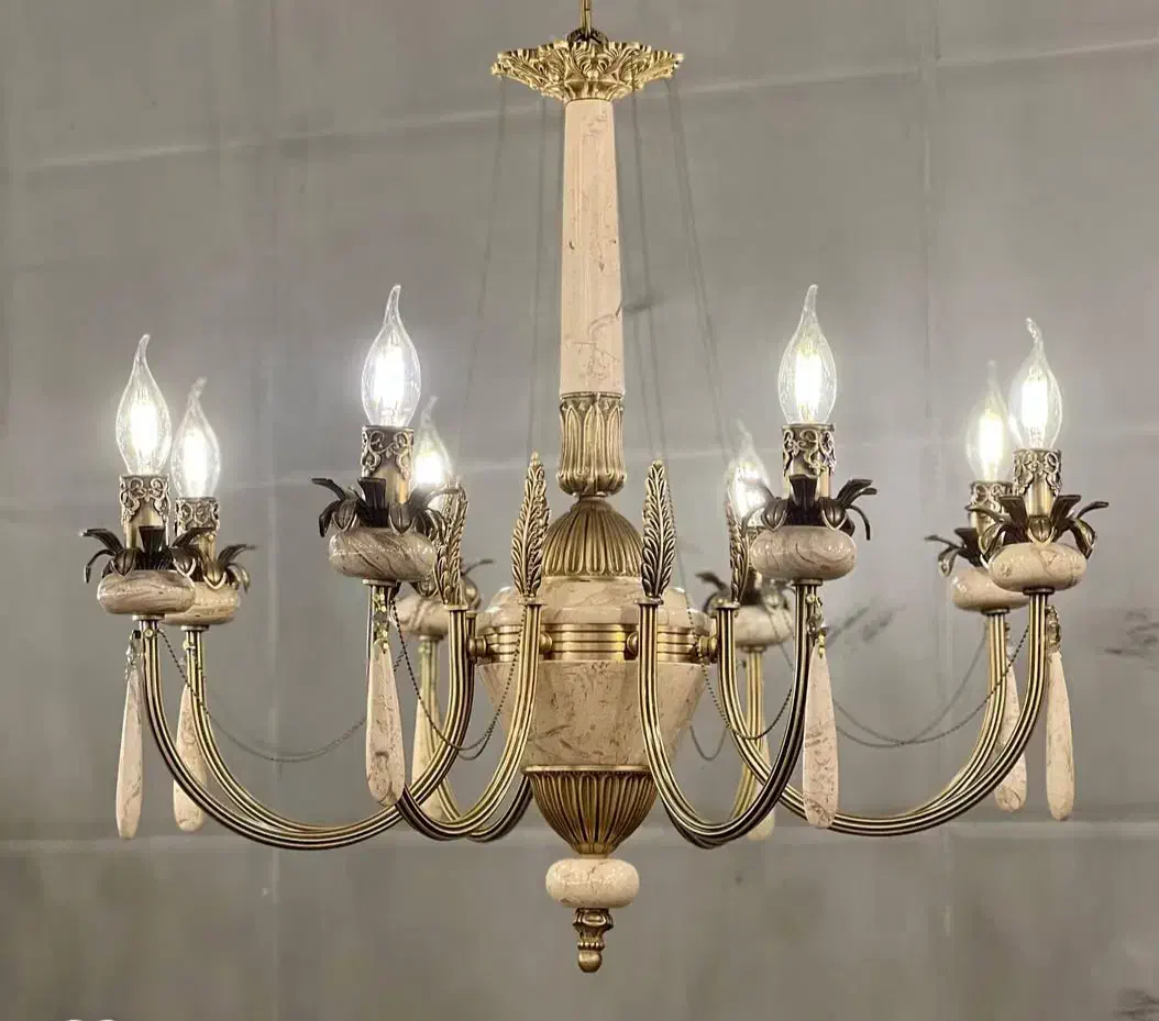 لوستر سنگی اقساطی|لوستر و چراغ آویز|اصفهان, کردآباد|دیوار