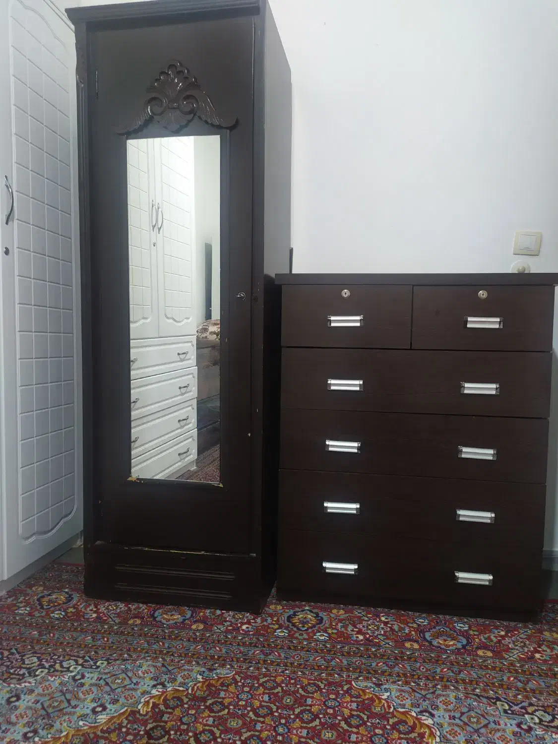 کمددراورورخت آویز|جاکفشی، کمد، دراور|چنارود, |دیوار