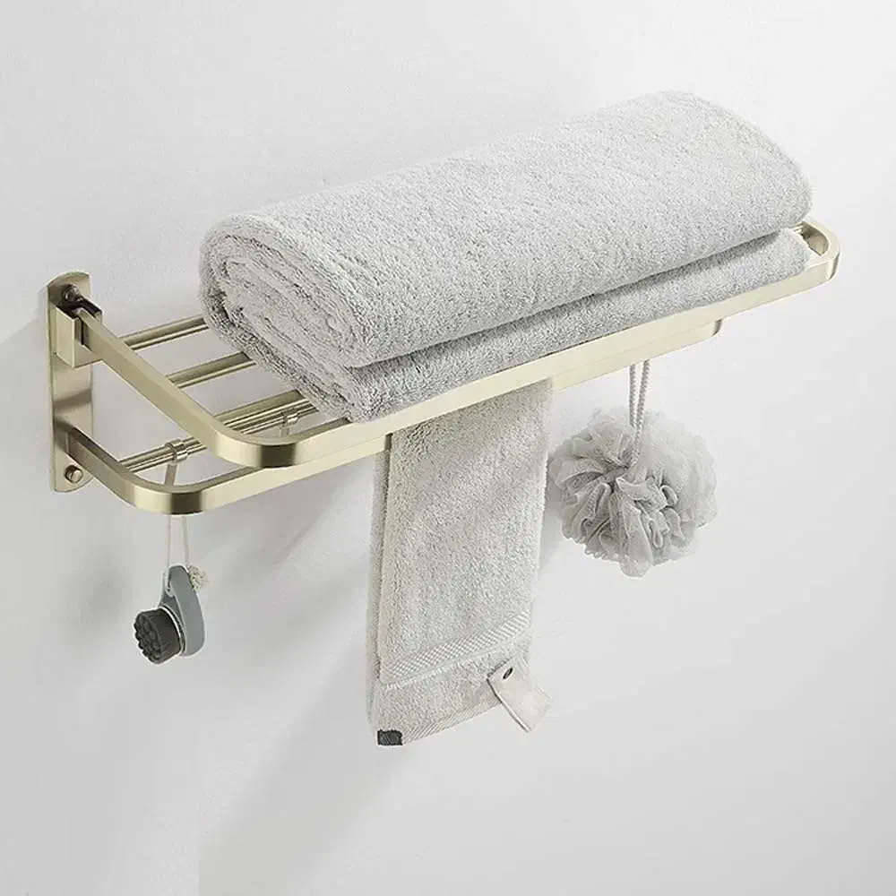 جا حوله و رخت آویز حمام تاشو دو طبقه|لوازم حمام|مشهد, حرم مطهر رضوی|دیوار