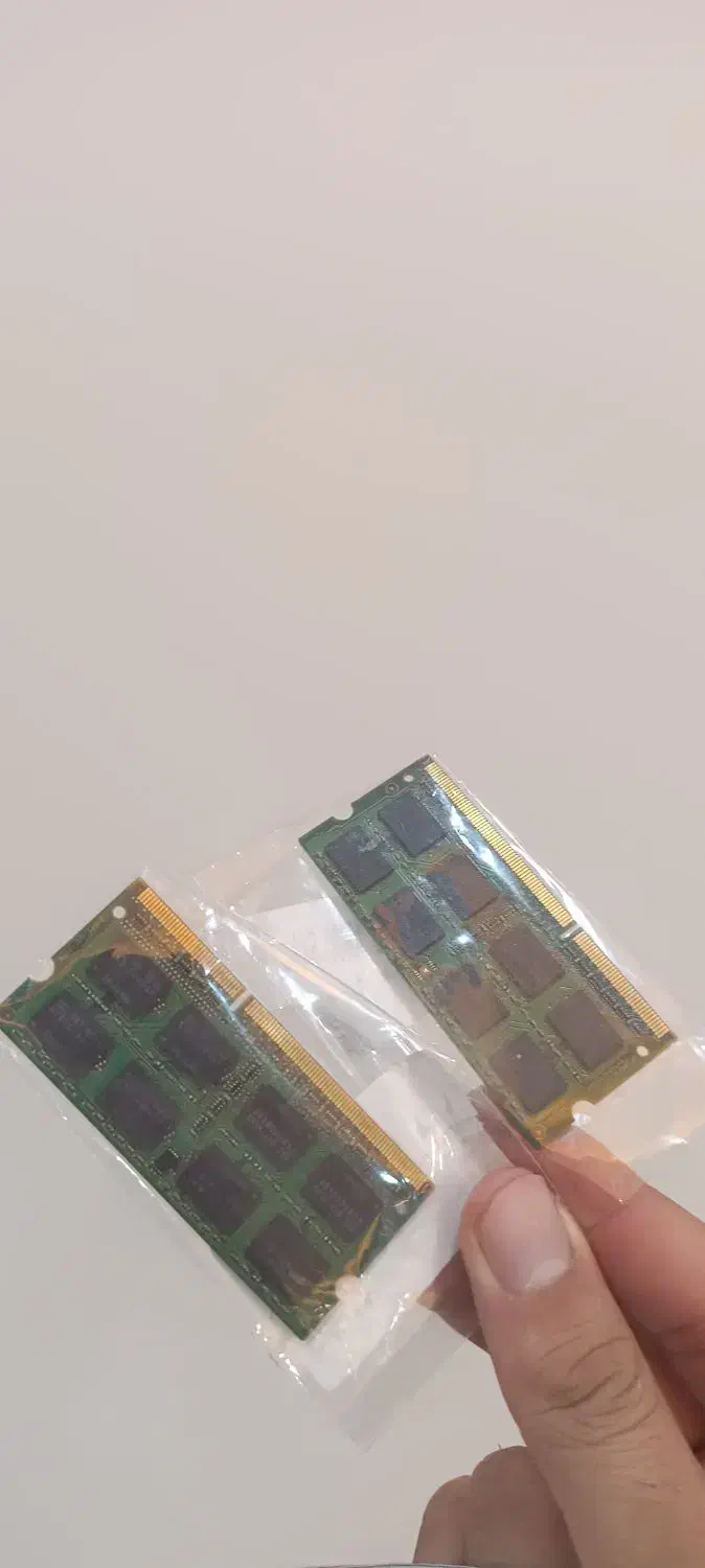 دو عدد رم 2 گیگابایت ddr3 لپ تاپ|قطعات و لوازم جانبی رایانه|اهواز, فاز ۲ پادادشهر|دیوار
