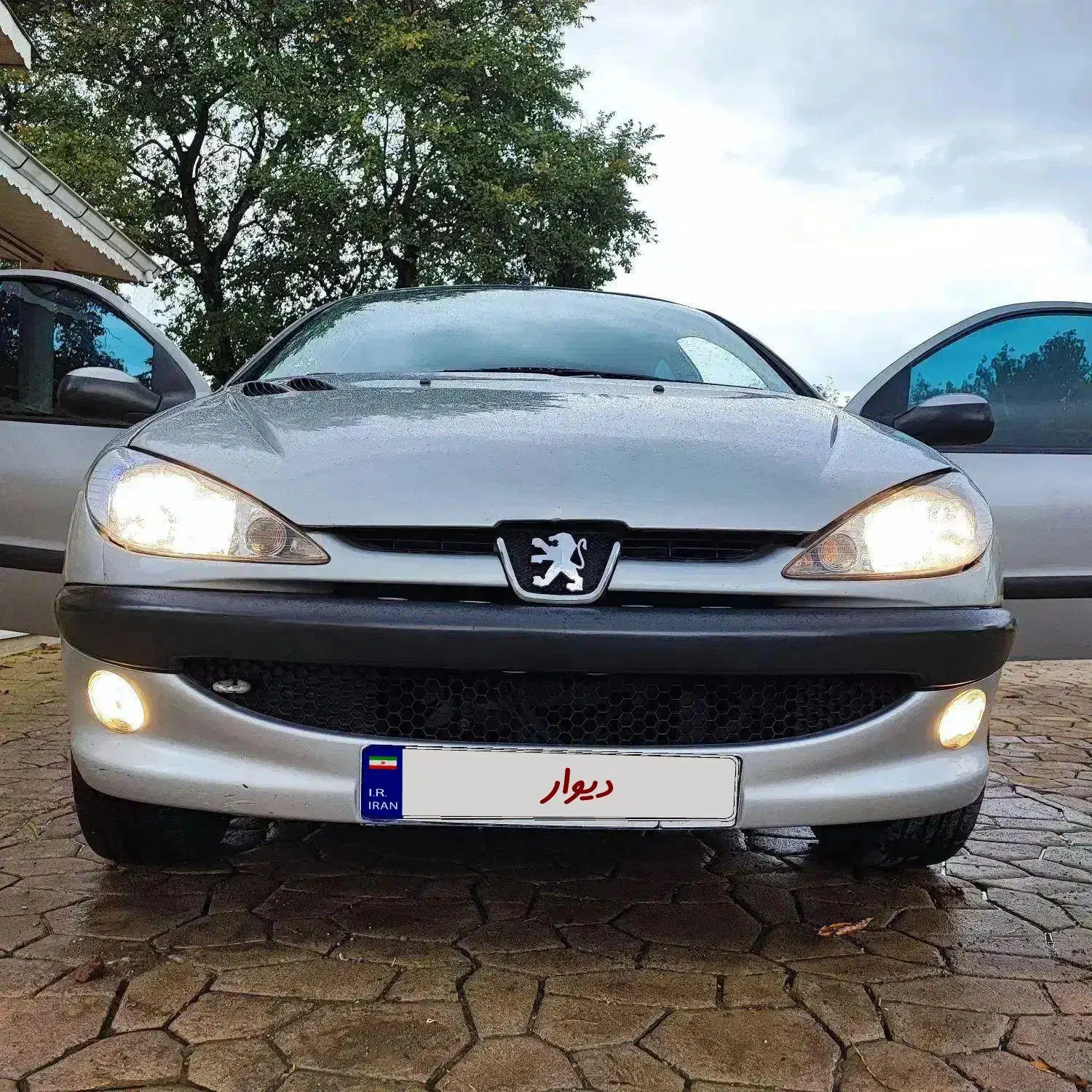 پژو 206 تیپ ۲|خودرو سواری و وانت|رشت, پستک|دیوار