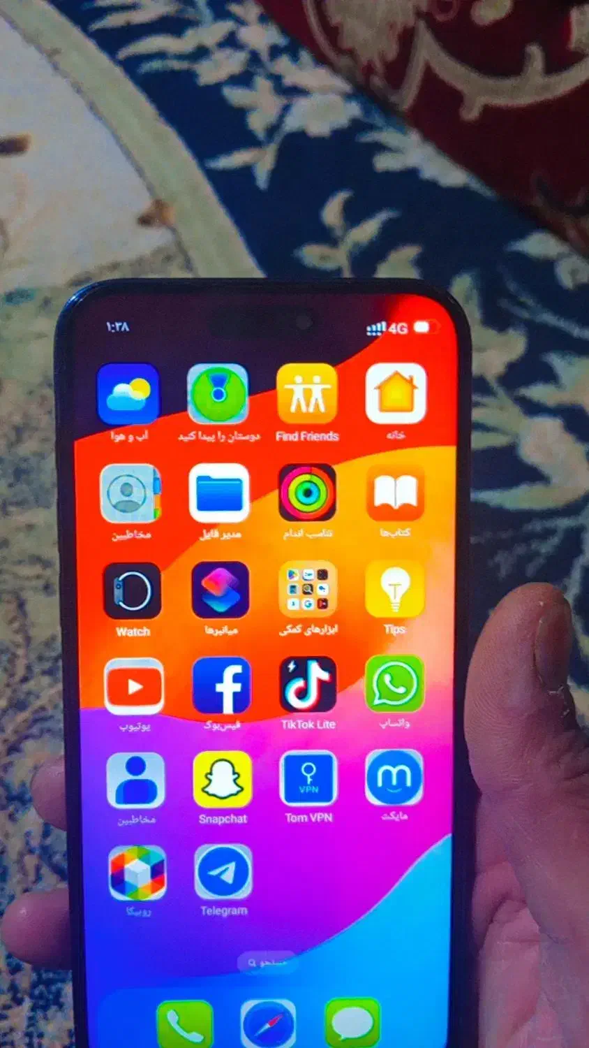 گوشی آیفون15 فول کپی شرکت کلن حافظه۲۵۶رم۱۲|موبایل|قلعه گنج, |دیوار