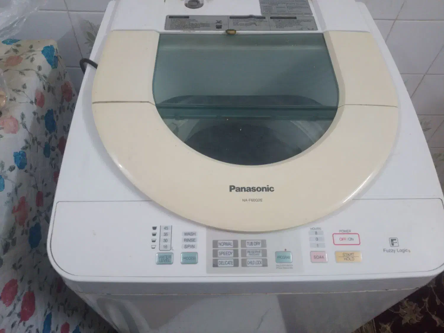 لباسشویی اتومات پاناسونیک..چغادک|ماشین لباسشویی و خشککن لباس|چغادک, |دیوار