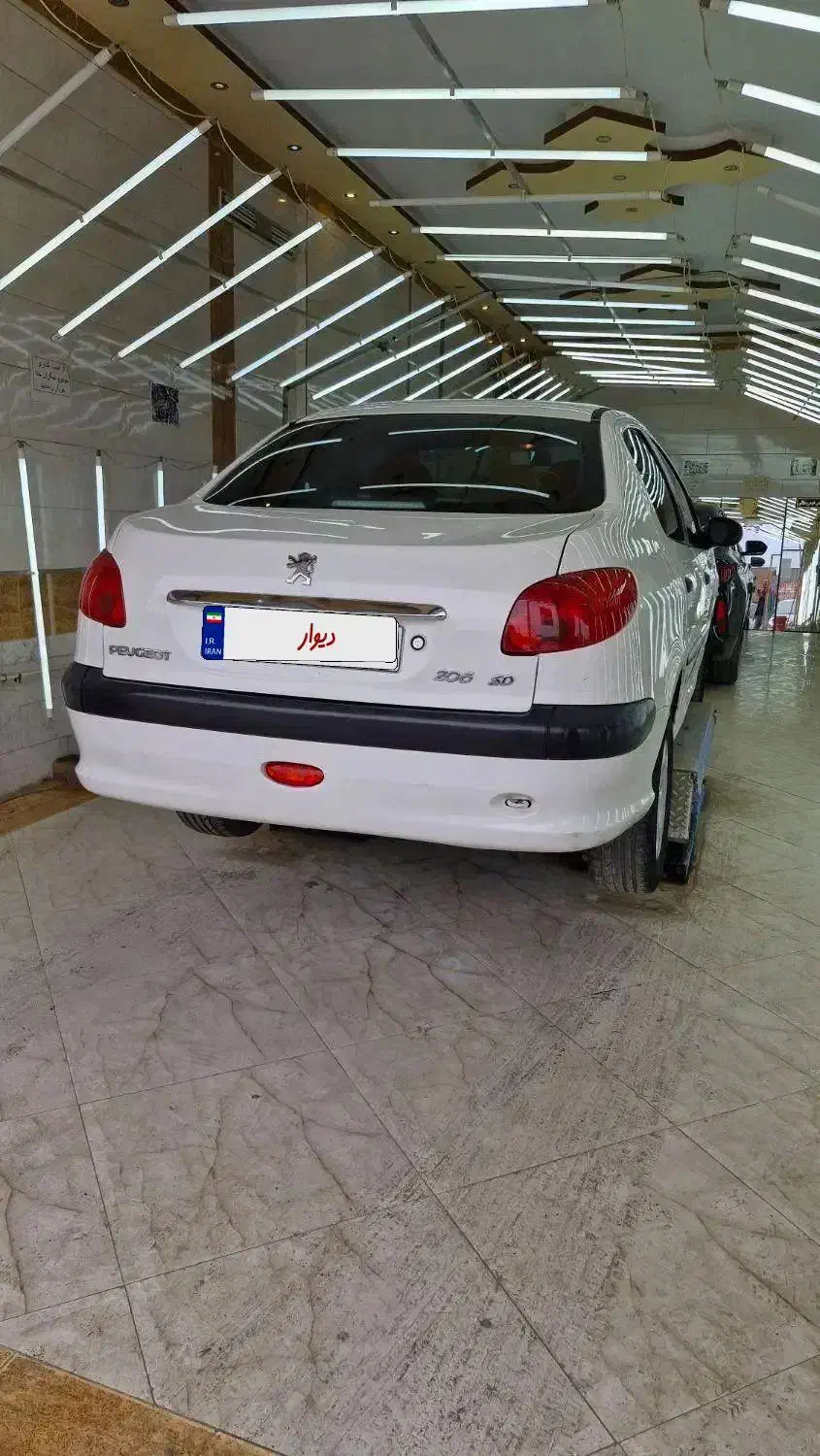 206 صندوقدار (sd) مدل ۸۹ تیپ ۲|خودرو سواری و وانت|لنگرود, |دیوار