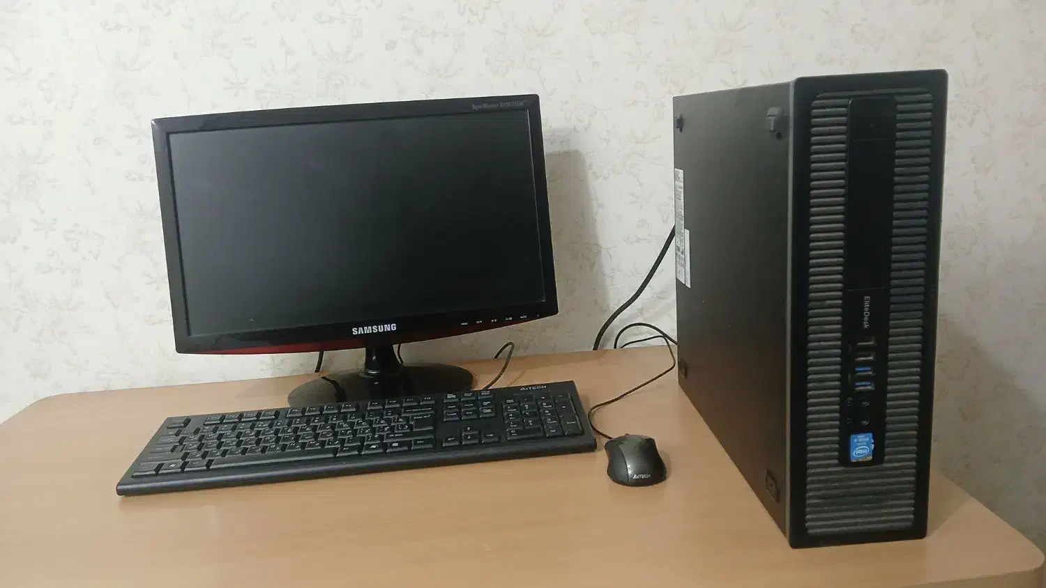 مینی کیس hp EliteDesk 800 G1 sff|رایانه رومیزی|ابریشم, |دیوار