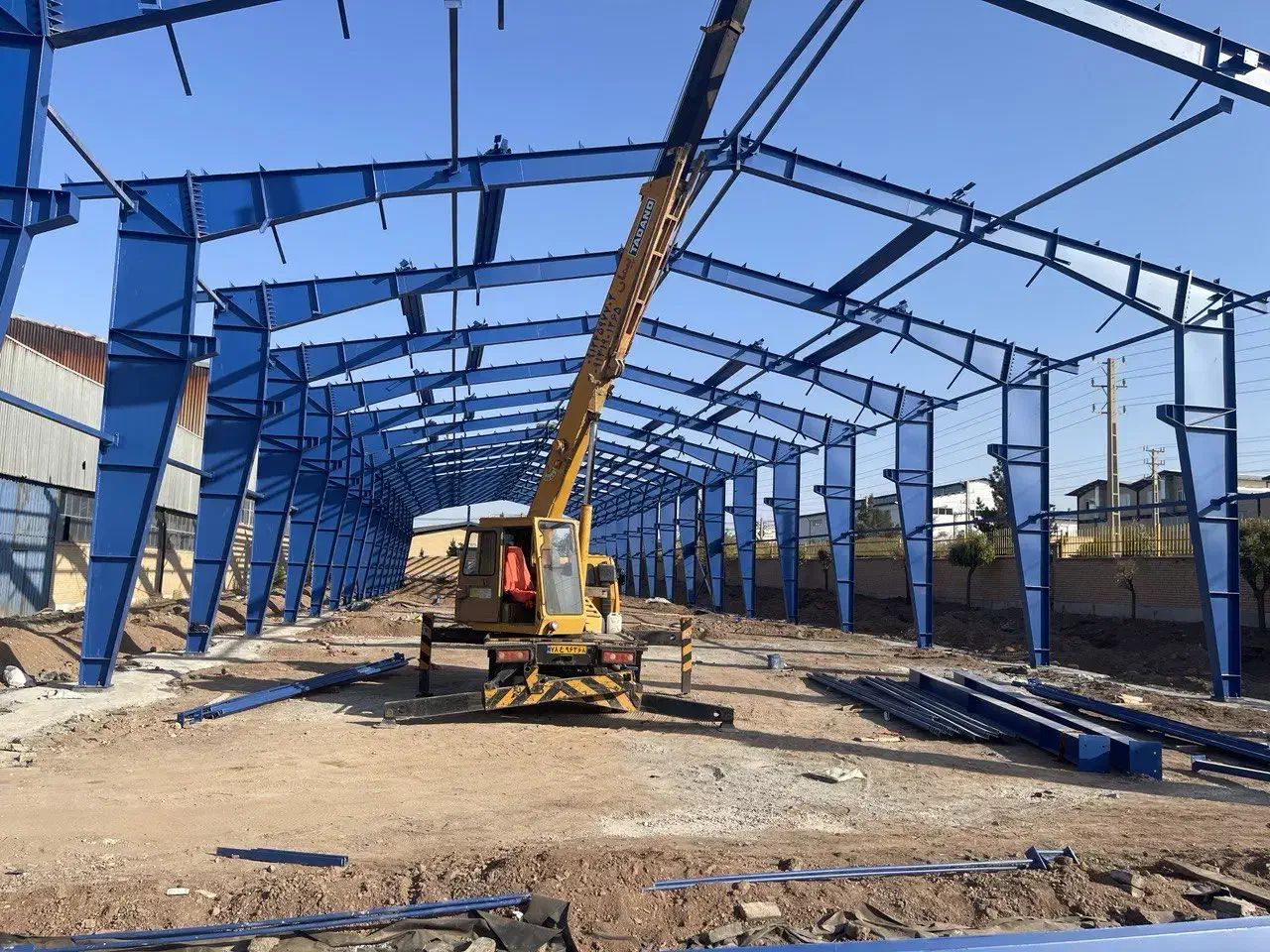 طراحی و ساخت انواع سوله و اسکلت فلزی،سقف شیروانی|خدمات پیشه و مهارت|قم, بلوار امین و ساحلی|دیوار