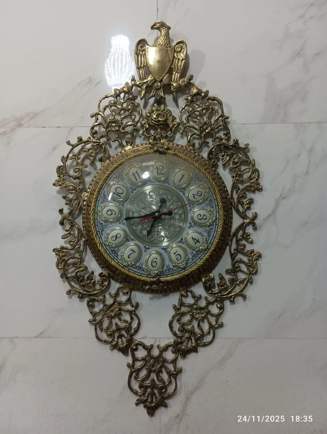 ساعت برنز|ساعت دیواری و تزئینی|اقبالیه, |دیوار